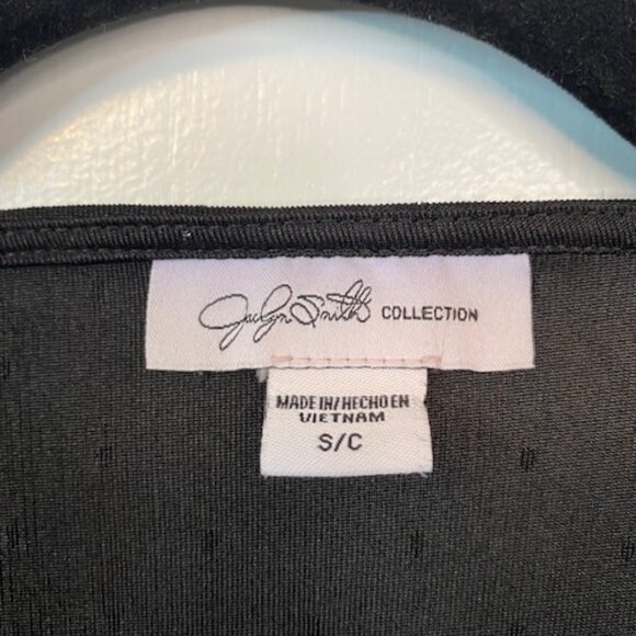 Jaclyn smith Black sheer sparkly Blouse - Picture 3 of 8